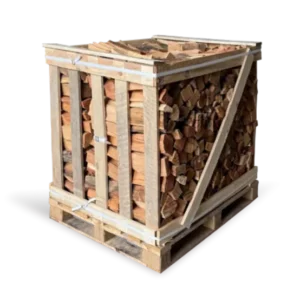 Palette de bûches bois de chauffage 30 cm Premium - 1,5stères rangés sec étuvé