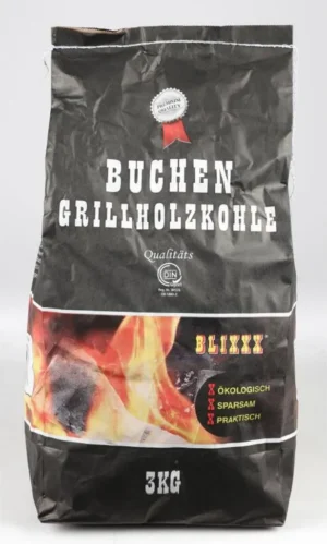 Charbon de bois de hêtre pour grillades 3kg -