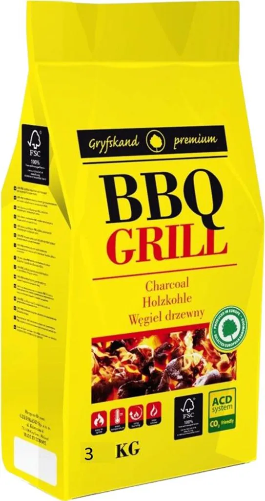 Feuerdesign charbon de bois / charbon pour barbecue 2kg