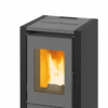 Poêle à granulés Terra Basic 6,4 kW noir.