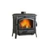 Poêle à bois avec chauffe plat Isotta con cerchi.16 - 11,9 Kw